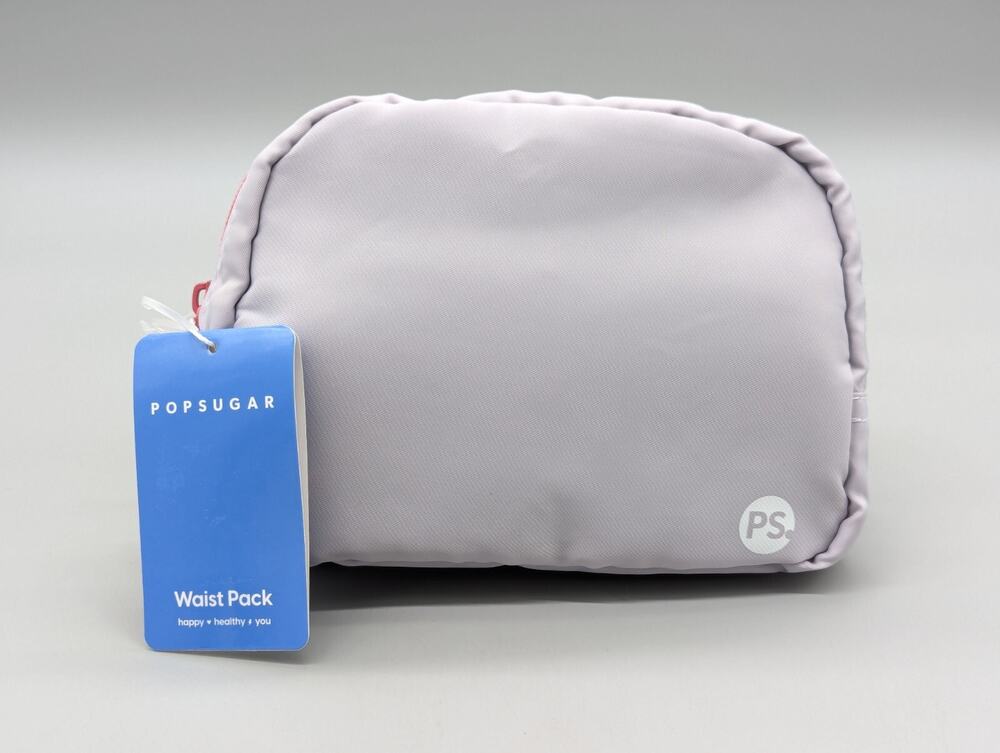 Popsugar Adjustable Strap Buckle Lavender Purple Fanny Pack Waist Pack Belt Bag